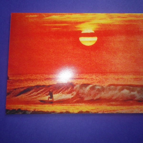 Sunset Surfer, best time of day......brilliant image, great gift, ref 6149