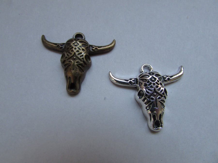 Bison Buffalo Charm