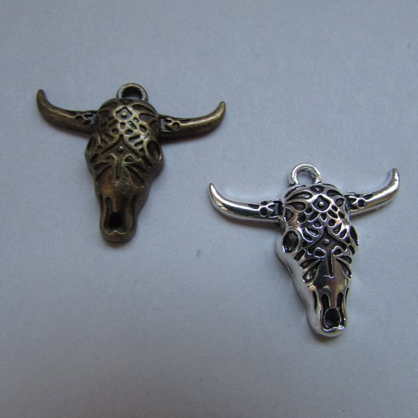 Bison Buffalo Charm