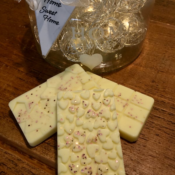 Lemongrass & Ginger Scented Soy Wax Melt snap bars