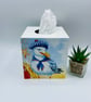 Wooden tissue box cover, Seagull, Seaside decor - Image 8