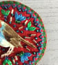 Hand Embroidered Christmas Robin Brooch - Image 2