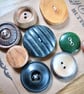 9 Vintage Mixed Wooden Buttons - Image 3