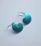 Shell earrings in turquoise - Image 3