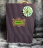 Slim purple zebra pattern covered journal - Image 1