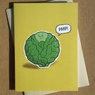 Windy Sprout Christmas Card A6 - Funny Rude Humour Xmas Greetings Card