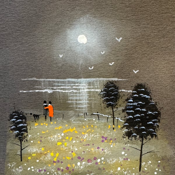 Original Aceo Painting ‘ Red Coat ‘ by Stephen Allen 