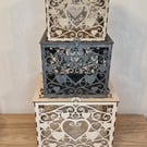 Laser Cut wedding Card Box