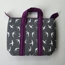 Perfectly Imperfect small swift pattern tote bag