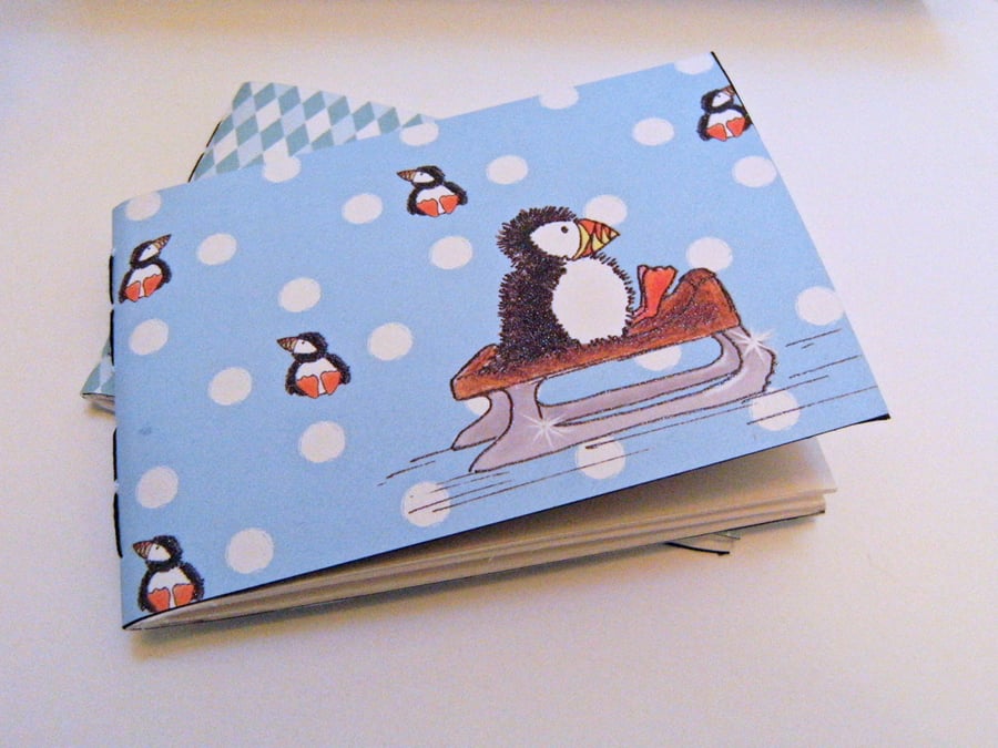 Little Penguin Sketchbook with Sledging Penguin