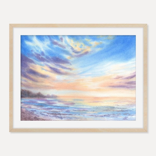 Soft Seascape - Art Print