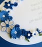 Handmade quilled 65th wedding anniversary congratulations card - Image 6