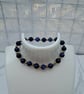 Sodalite and rose gold plated stretchy bracelet - Image 3