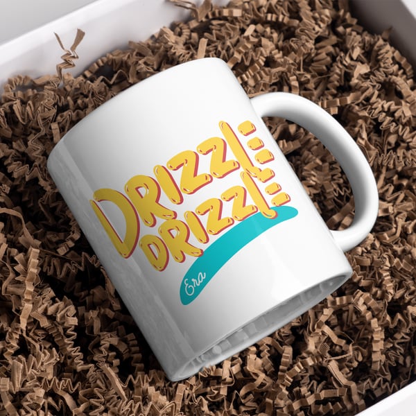 Drizzle Drizzle Retro Mug, In My Soft Guy Era, Drizzle Era, Retro Designed Mug
