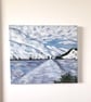 Original Painting of The Pentland Hill's in Winter.   - Image 7