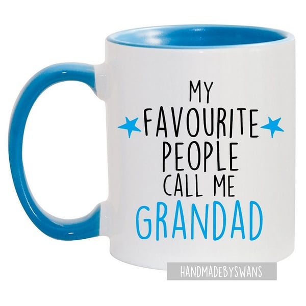 Personalised Grandad mug, Grandpa mug, dad mug, gifts for grandparents,