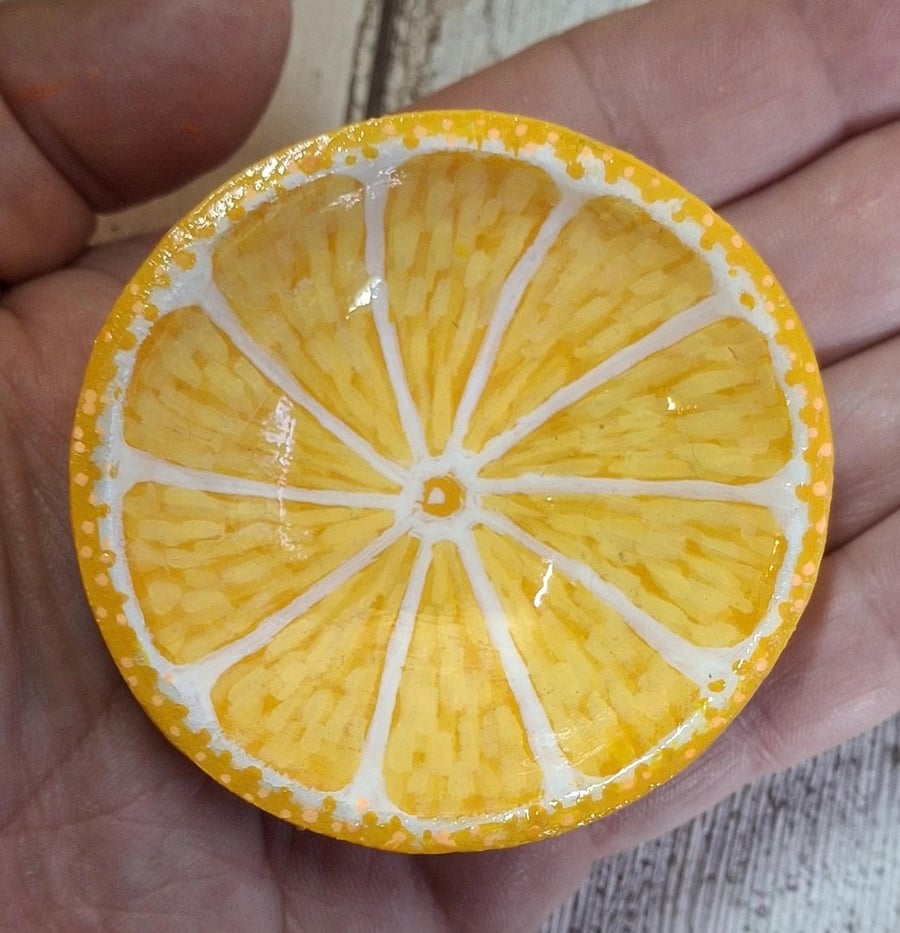Lemon half, mini trinket dish,  Fruit themed lemon ring dish 