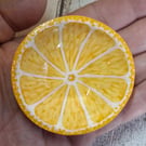 Lemon half, mini trinket dish,  Fruit themed lemon ring dish 