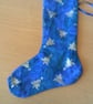 Silver Christmas Trees 7.5 inch stocking - Image 1