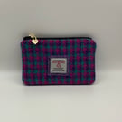 Harris Tweed Coin Purse Handmade Scottish Wool Pouch
