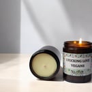 I Fing Love Vegans Candle
