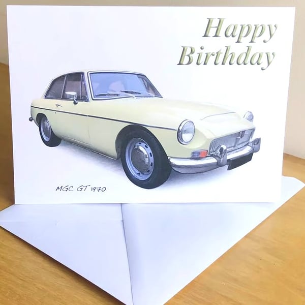 MGC GT 1970 - Birthday, Anniversary, Retirement or Plain Card