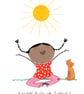 Everybody Loves The Sunshine - A5 Giclee Print - Image 1