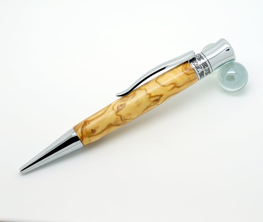 Epsilon top twist pen in Olive