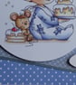 First Birthday Card - Little Boy With Cake - Image 5