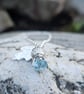 Aquamarine Thistle Necklace - Image 8