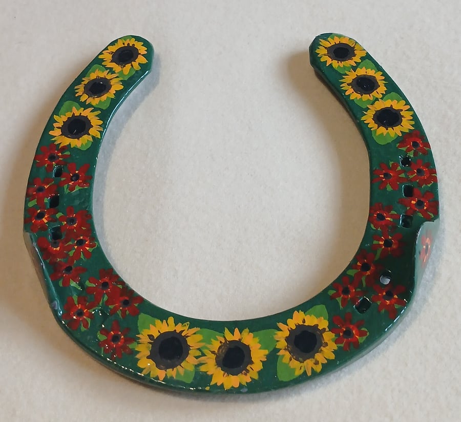 Handpainted horseshoe