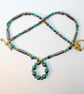 Hematite And Emerald Green Glass Necklace - Handmade In Devon - Image 10