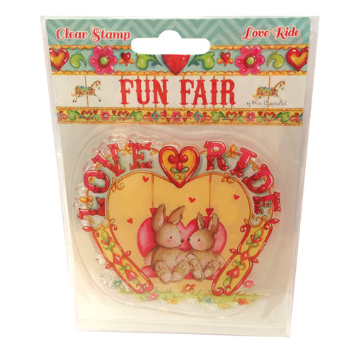 'Fun Fair by Helz Cuppleditch - Love Ride' Clear Stamp Set 