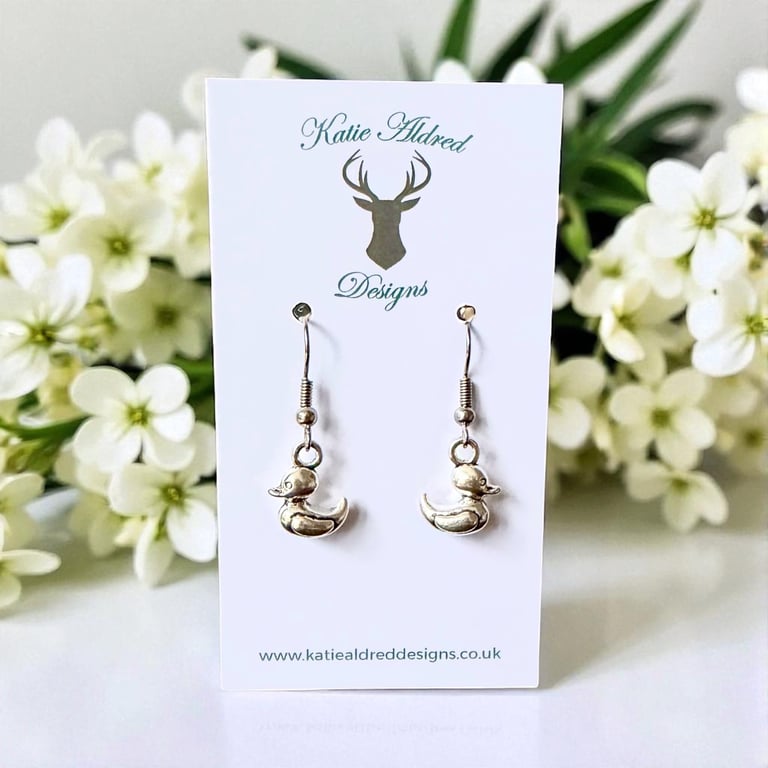 Charm Earrings - Rubber Ducky