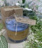 Blueberry and Vanilla Soy Wax Candle Handmade Scented Gift Jar - Image 4