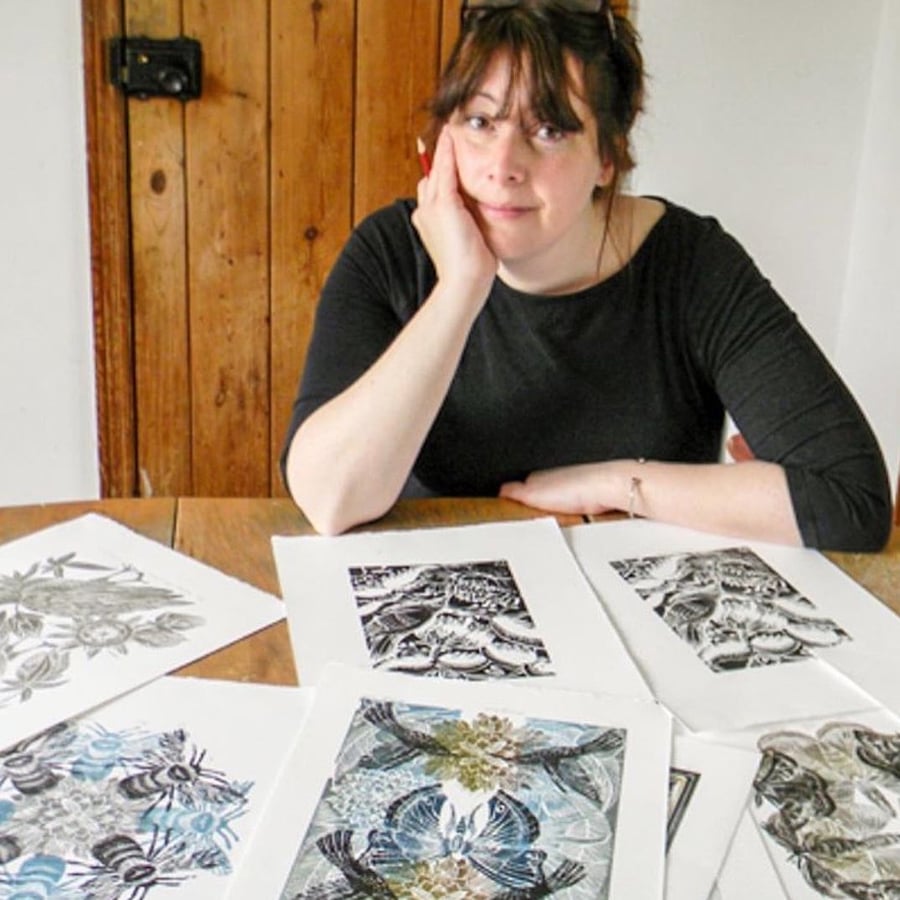 Amanda Colville Linocut Prints
