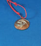 Catherine Wheel Copper and SIlver Pendant - Image 3