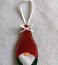 722. Gnome Christmas tree hanging ornament. - Image 2