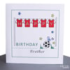 Personalised Birthday Card - Football Shirts