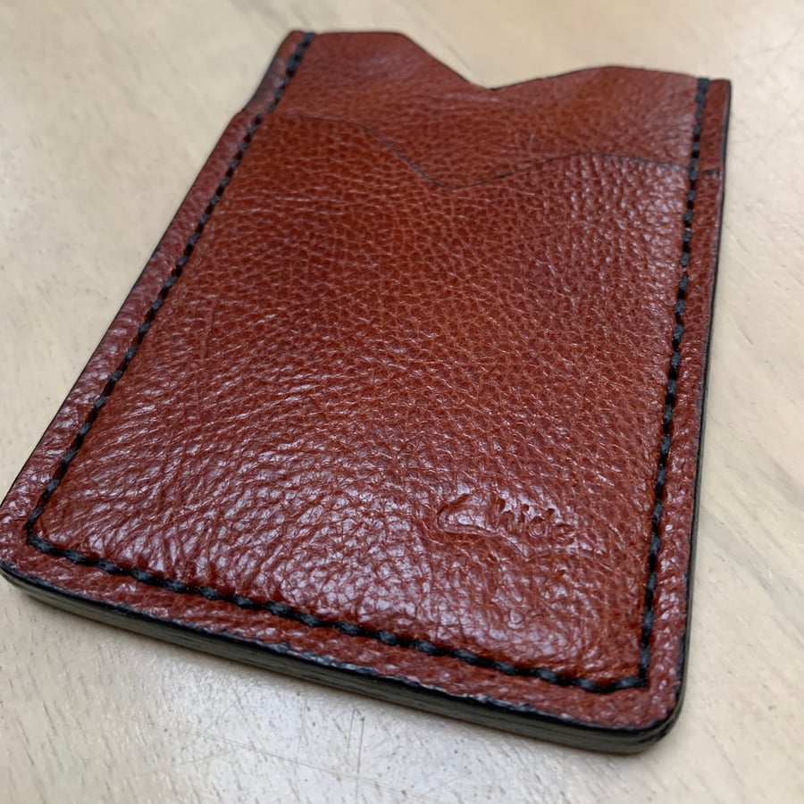 Handmade leather wallet Folksy