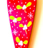 Christmas mistletoe heart decoration on wood