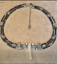 Labradorite and Quartz, Navy seed beads Layered Choker Night Spell - Image 5
