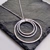  Trinity hoop pendant 