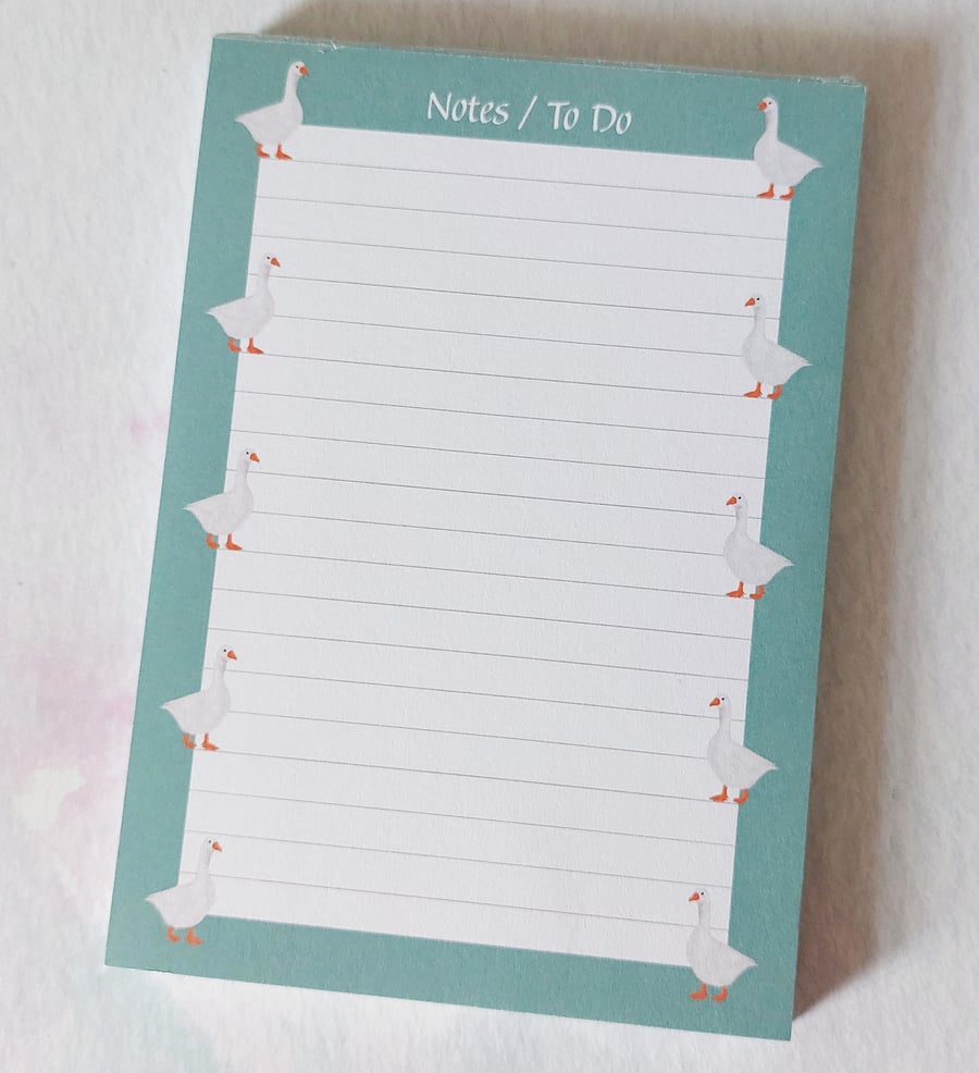 Goose A6 Notepad, To Do List, Memo pad