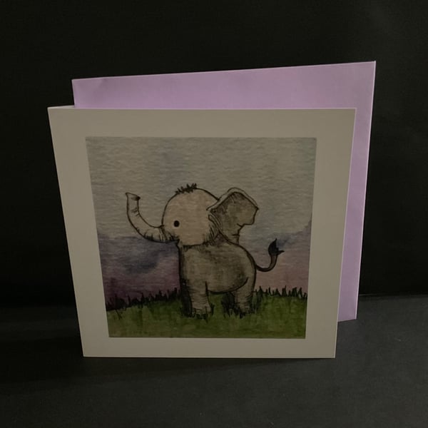 Little Nellie cute greetings card