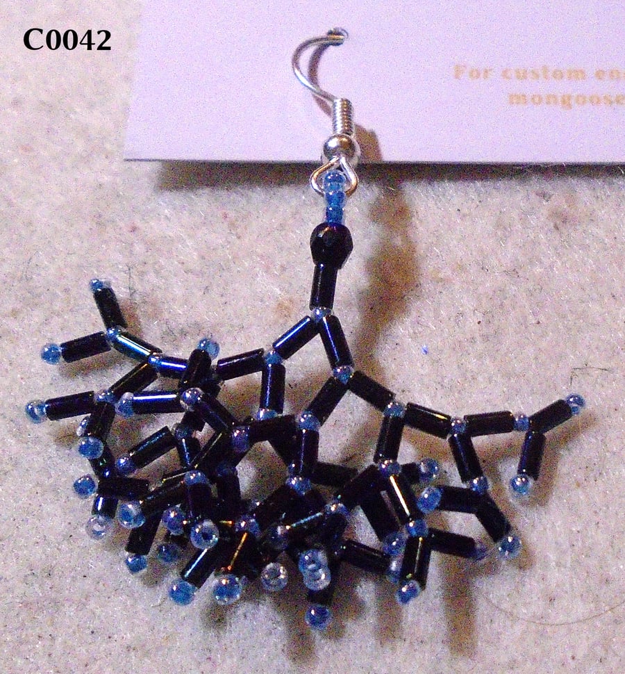 Fractal-style earrings (customisable)
