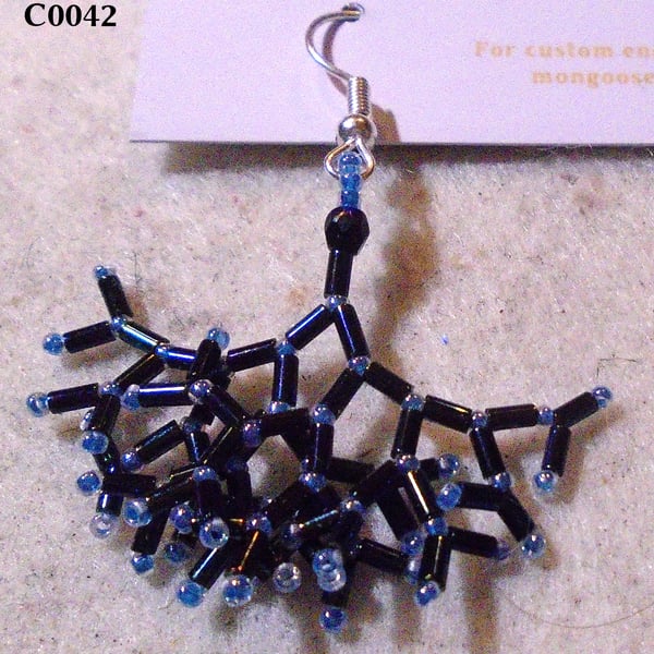 Fractal-style earrings (customisable)