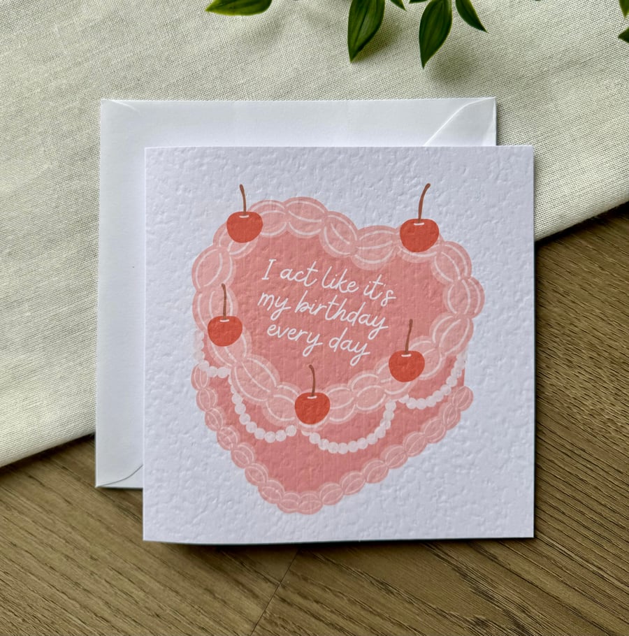 Taylor Swift inspired birthday card, Swiftie birthday card