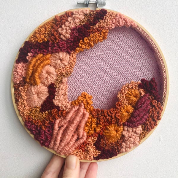 Autumn dawns a one of a kind 7 inch art piece 