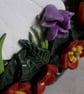 Easter Spring Rabbit Floral Wreath (L) - Image 4